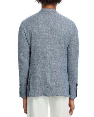 Cotton &amp; Linen Jersey Knit Slim Fit Casual Sport Coat