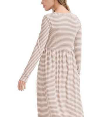  The Softest Rib Nursing Dress