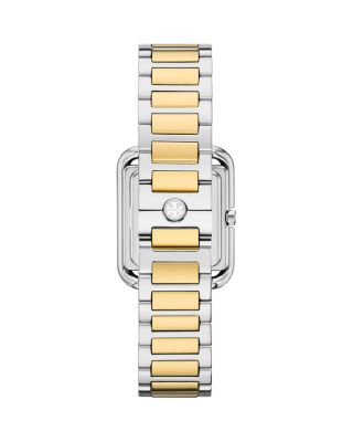 The Kira Square Three Hand Stainless Steel Watch, 24mm x 24mm