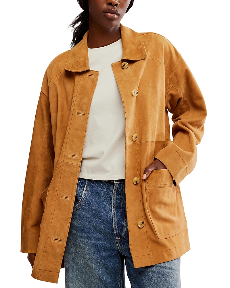FREE PEOPLE ANNALISE SUEDE JACKET