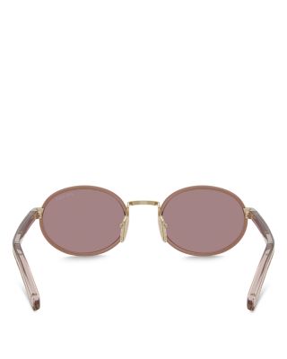PR B56S Oval Sunglasses, 52mm