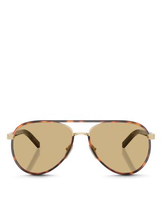 PR B57S Aviator Sunglasses, 59mm