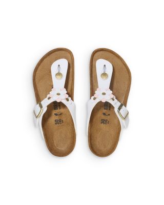 Birkenstock Girls' Gizeh Kid Flowers Sandals - Little Kid