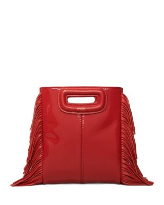 Maje - M Mini Patent Leather Bag