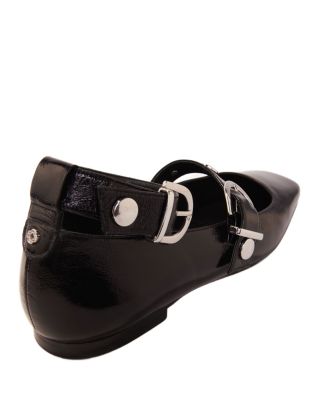 Women's Square Toe Studded Mary Jane Pumps