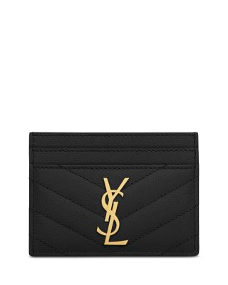 Saint Laurent Cassandre Matelasse Card Case