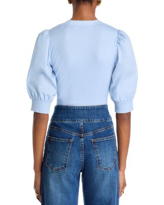 Coralee Puffed Sleeve Top