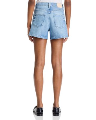 Dani High Rise Denim Shorts in Aniyah Distressed
