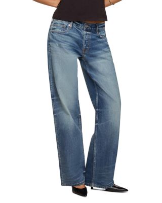 Low Rise Straight Leg Jeans