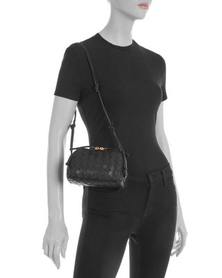 Concert Pouch Intrecciato Leather Shoulder Bag