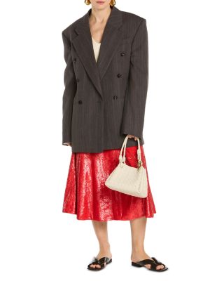 Small Parachute Intrecciato Leather Shoulder Bag