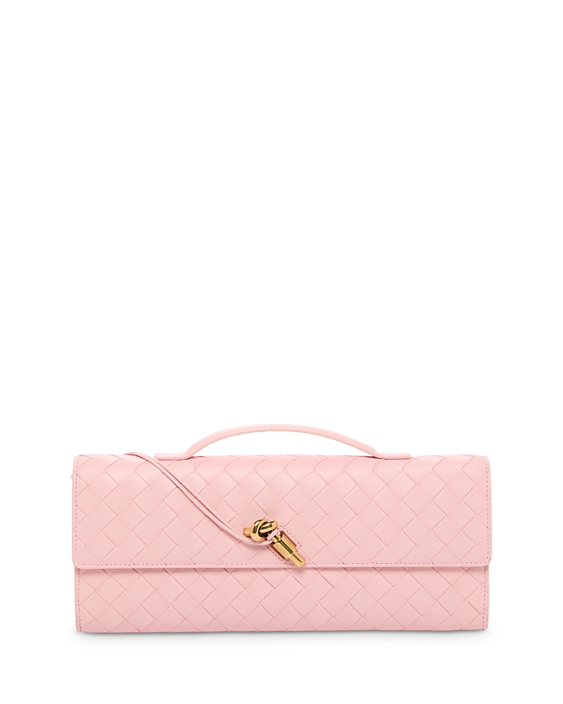 Bottega Veneta Long Andiamo Intrecciato Leather Clutch