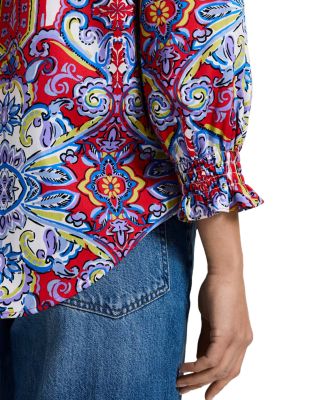 Olivia Tile Print Shirt 