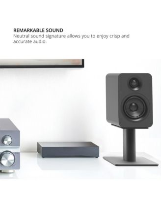  YUP4 Passive Bookshelf Speakers with 1&amp;#x22; Silk Dome Tweeter &amp; 4&amp;#x22; Kevlar Woofer - Pair