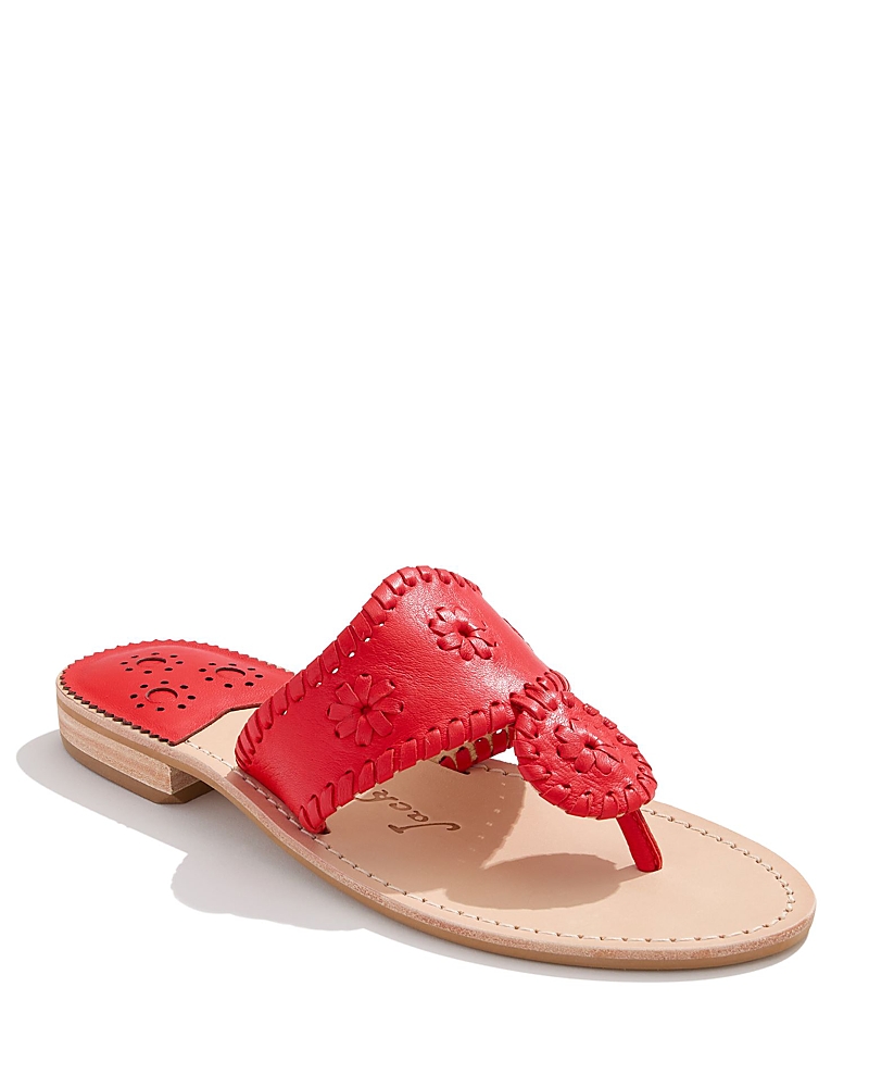Jack Rogers Jacks Flip Flop In Fire Red