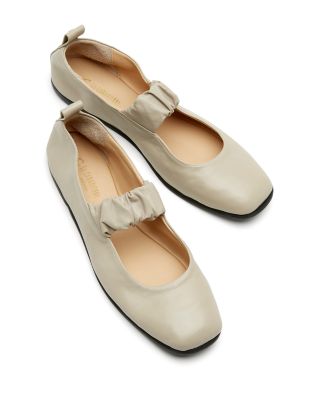 Women&#39;s Grey Mary Jane Flats