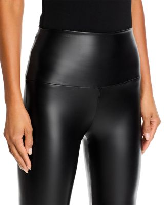 Faux Leather Long Leggings