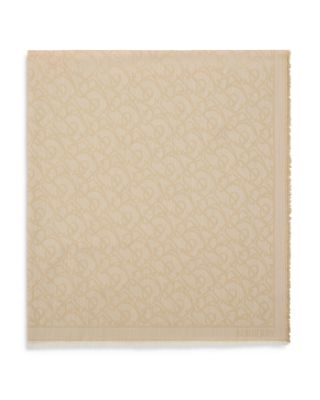 B Charm Lightweight Square Wool Scarf