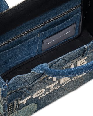 The Deconstructed Denim Medium Tote Bag