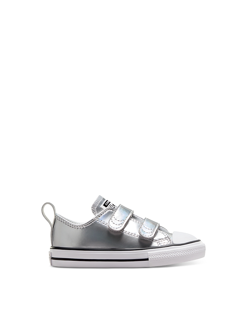 Shop Converse Girls' Chuck Taylor All Star Sneakers - Baby, Toddler In Silver/white