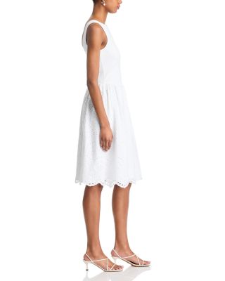 Julian Pointelle Skirt Dress