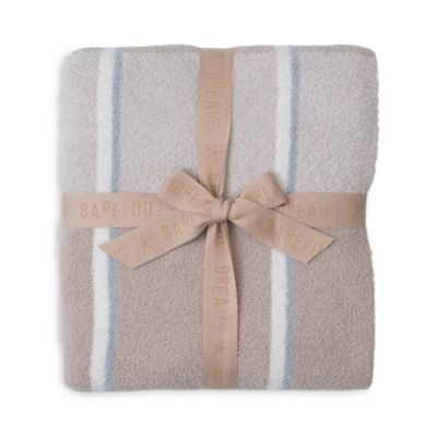 CozyChic&amp;reg; Accent-Stripe Throw Blanket, 54&amp;quot; x 72&amp;quot;