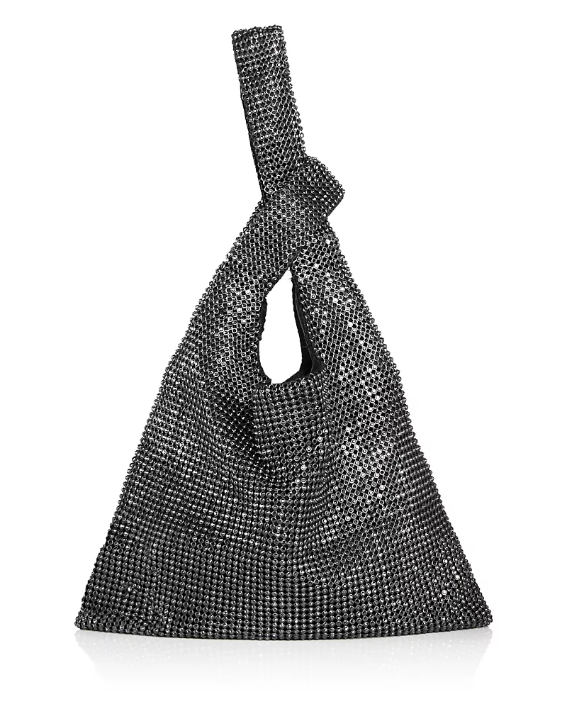 Aqua Small Crystal Evening Bag - Exclusive