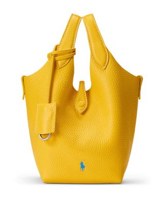 【POLO RALPH LAUREN】Polo Play Leather Small Tote Crossbody Polo Play Leather Small Tote & Crossbody