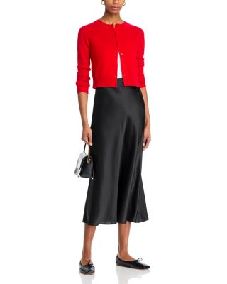 Bias Slip Midi Skirt