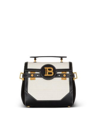 Balmain - Women's Raffia B-Buzz 23 Bag