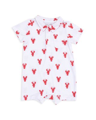 Angel Dear - Boys' Lobster Print Polo Shortie Romper - Baby