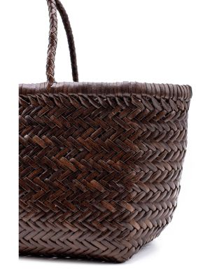 Triple Jump Small Leather Basket Bag
