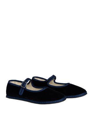 ViBi Venezia - Women's Mary Jane Velvet Ballet Flats