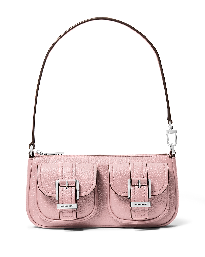 Michael Kors Zoe Small Convertible Pochette In Smokey Rose