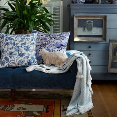 Daasu Zebra Print Stonewashed Cotton Throw