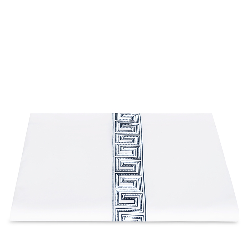 Matouk Ophelia Percale Duvet Cover, King In Indigo