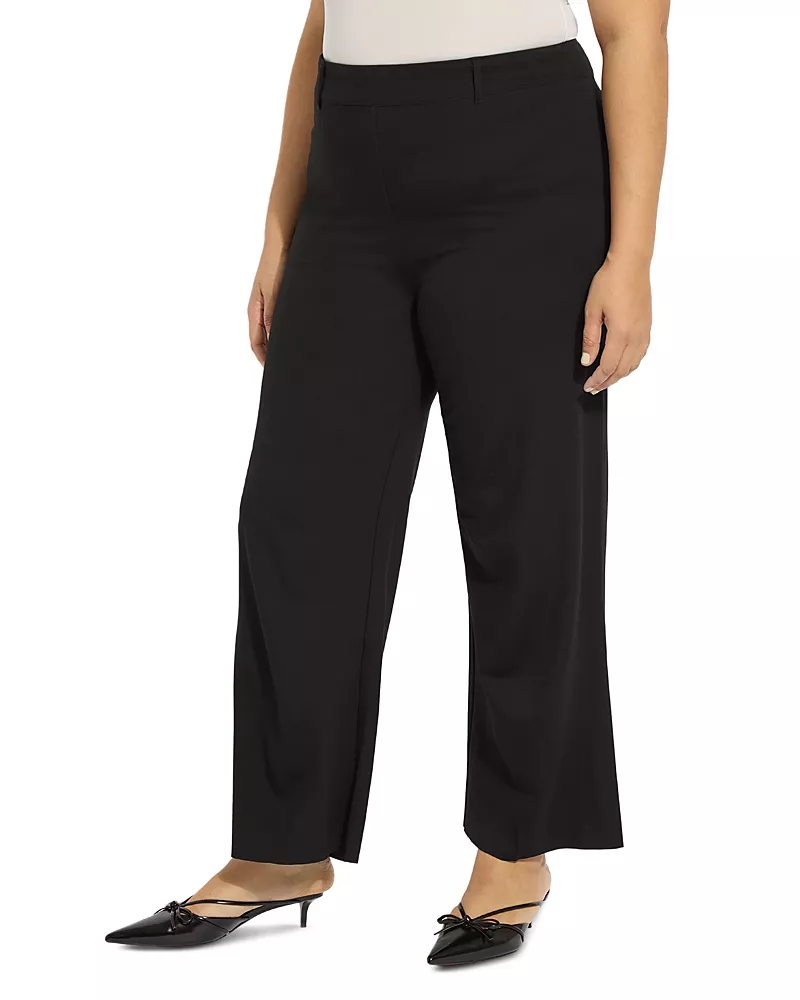 Lysse Plus Erin Ponte Wide Leg Pants