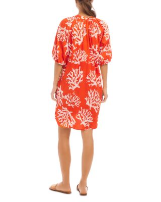 Puff Sleeve Tassel Dress