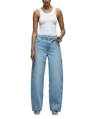 Bailey High Rise Barrel Leg Jeans in Fighter