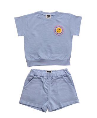 Petite Hailey - Girls' Multi Smile Sweatshirts Set - Little Kid, Big Kid