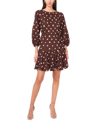Scratchy Dot Mini Dress