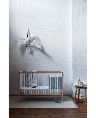  Liberty Fabric Theo Blue Print Fitted Sheet, Crib