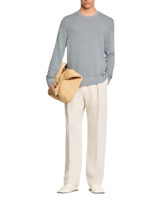 Textured Crewneck Sweater