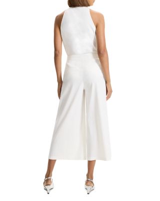 Terena Linen Blend Cropped Pants