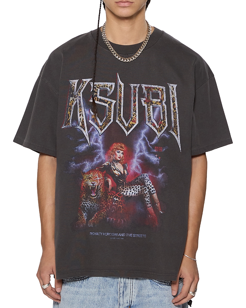 Shop Ksubi Kingdom Excess Tee In Black