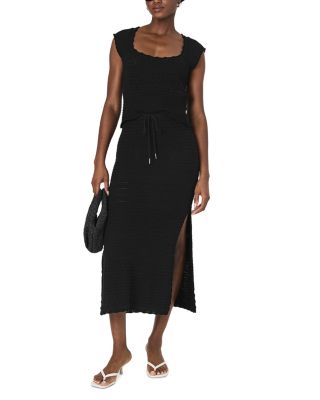 Nellis Side Slit Crocheted Skirt