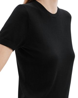 Lightweight Wool Short Sleeve Top