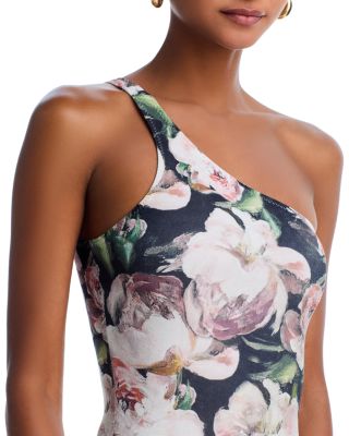 One Shoulder One Piece Swimsuit