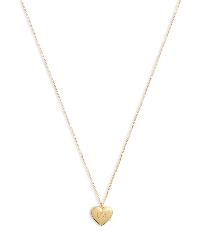 Signature Heart Pendant Necklace, 16"