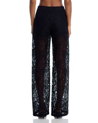 L'AGENCE Chamberlain Lace Blazer & Livvy Lace Straight Leg